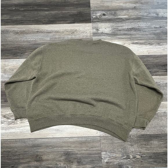 Vintage 90s Y2K Russell Athletic Heather Muted Brown Mens 2XL Blank Sweatshirt - Picture 3 of 10